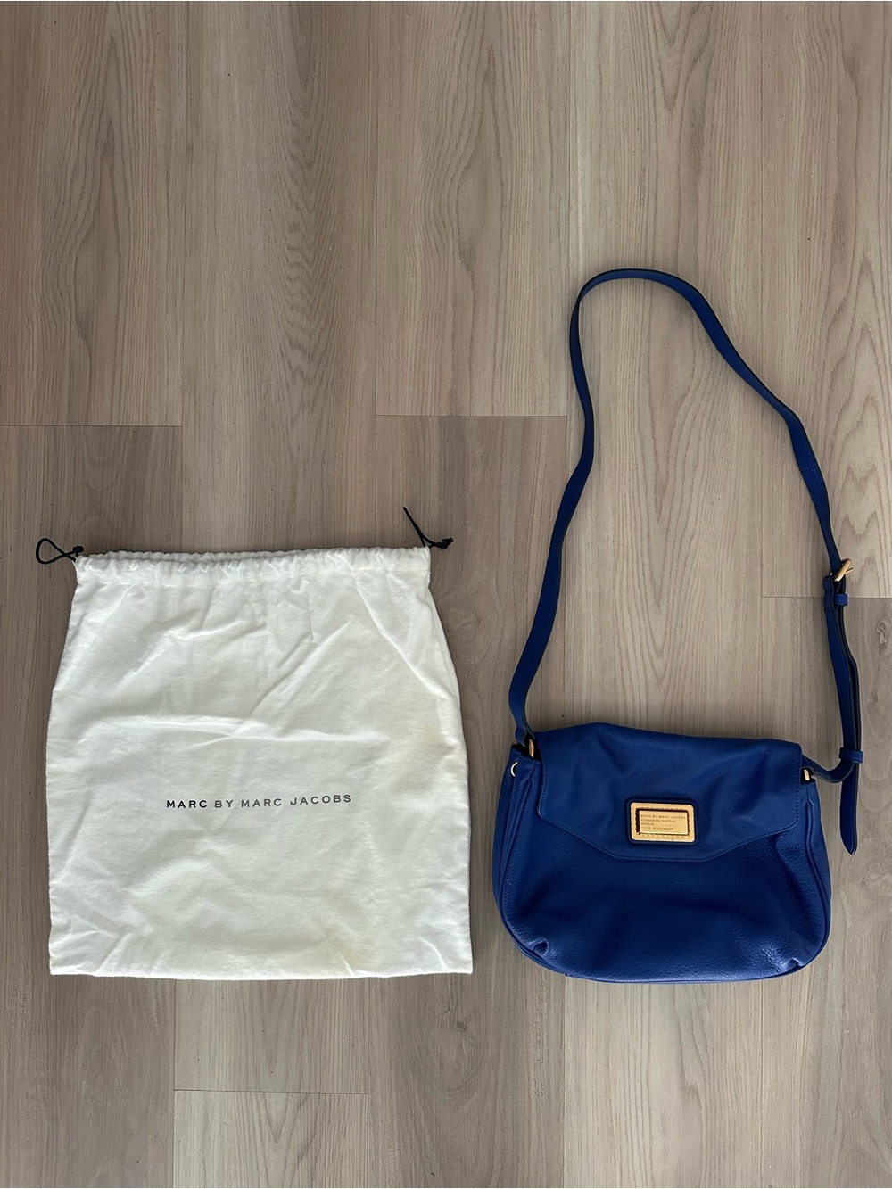 EUC Marc by Marc Jacobs Bauhaus Blue Crossbody Bag